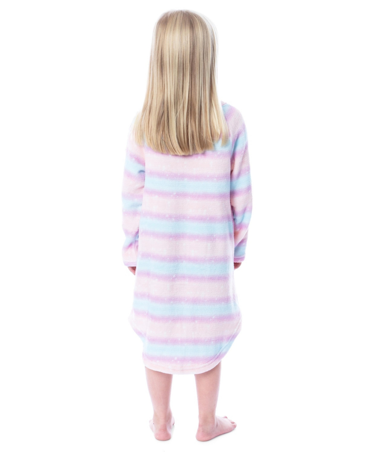 Barbie Girls Mattel Raglan Nightgown Pajama With Best Friend Unicorn