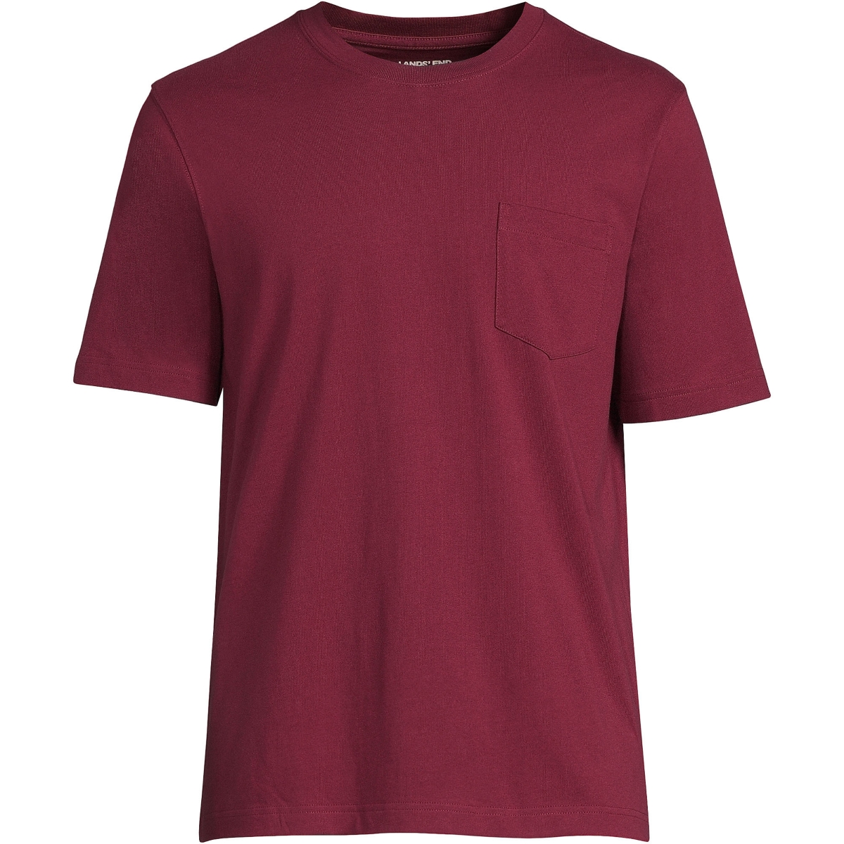 Lands' End Big & Tall Super-t Short Sleeve T-Shirt with Pocket