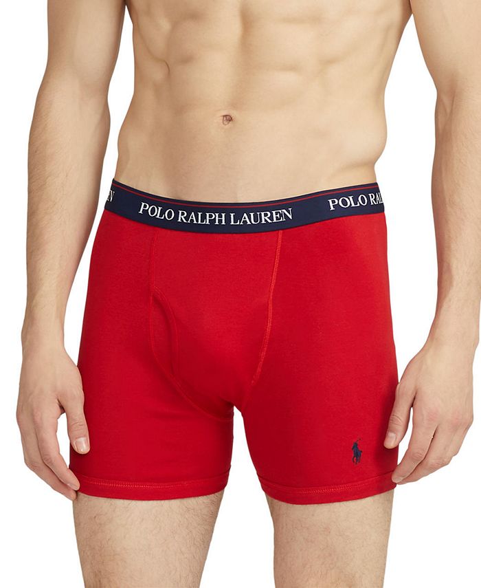 Polo Ralph Lauren Men's 3Pk. Classic Cotton Boxer Briefs Macy's