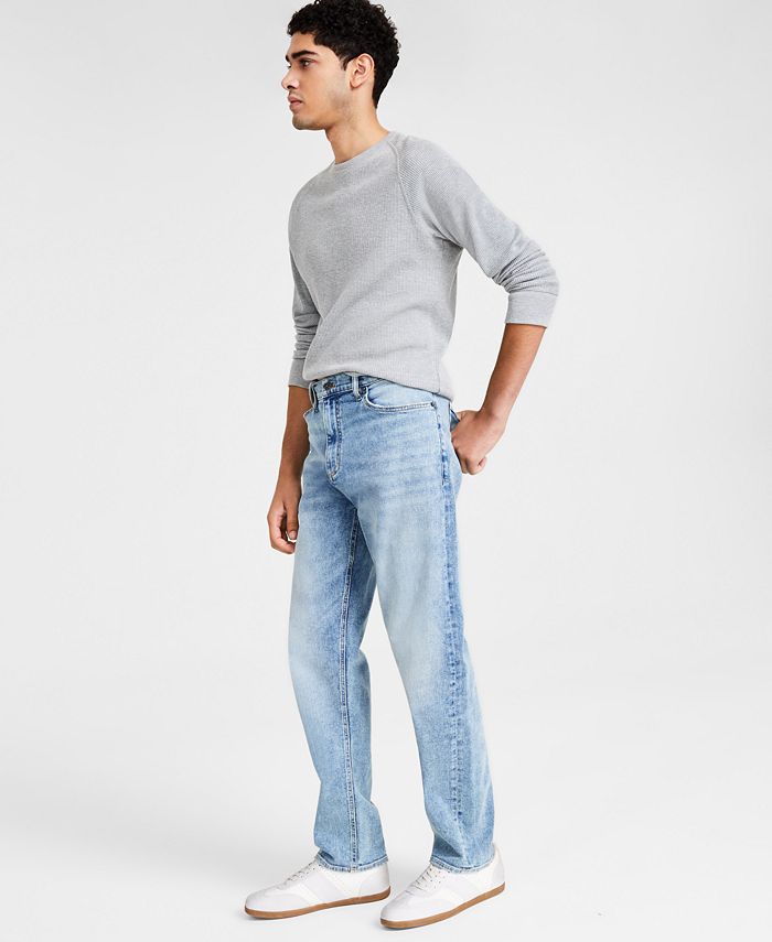 Sun + Stone Men's Stacy Loose-Fit Comfort Stretch Jeans, Created for ...