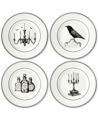 Lenox - Vintage Halloween 4-Piece Dessert Plate Set