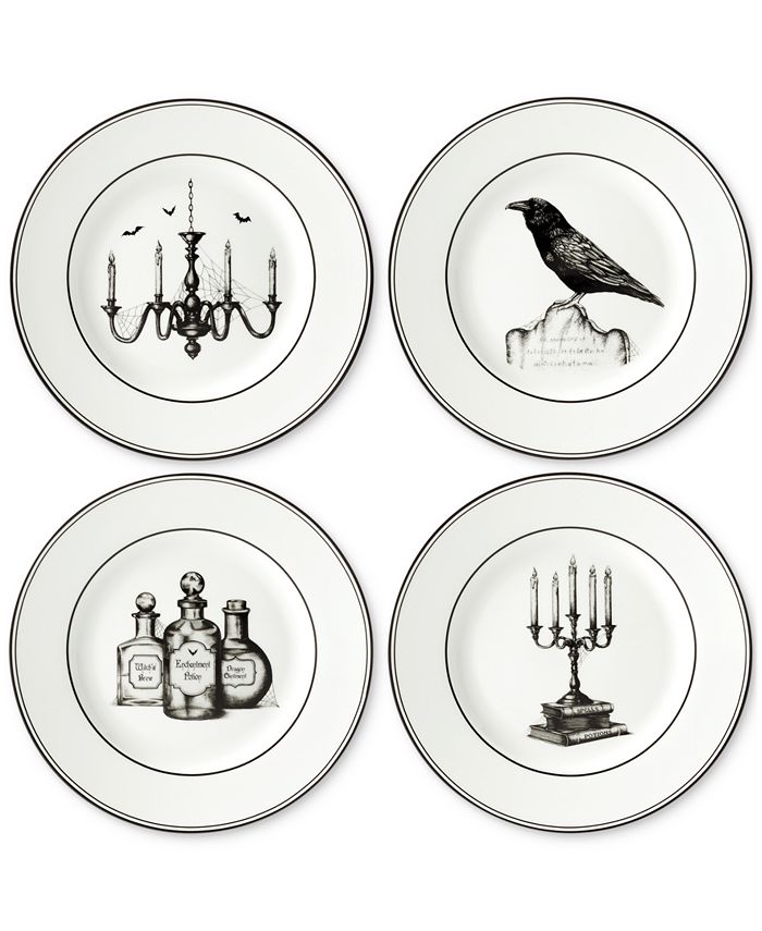 Halloween dessert plates clearance