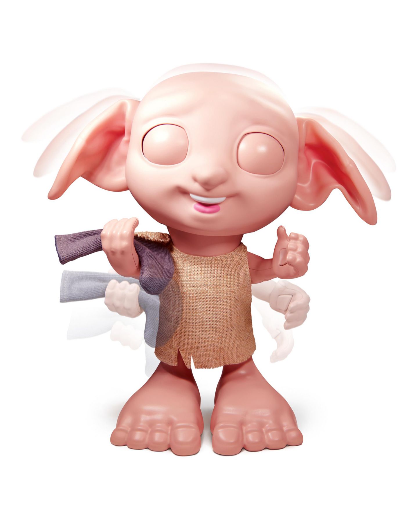 Детские фигурки Wizarding World Harry Potter, Interactive Magical Dobby Elf Doll with Sock — фото 2