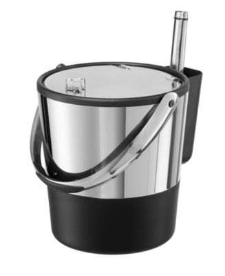 Oggi 3.8 Litre Ice Bucket with Flip Top Lid and Ice Scoop - Macy's
