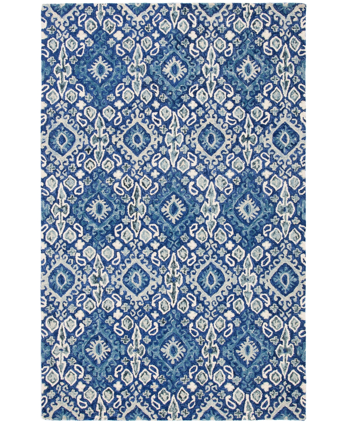 Safavieh Aurora APN295 6' x 9' Area Rug - Navy, Beige