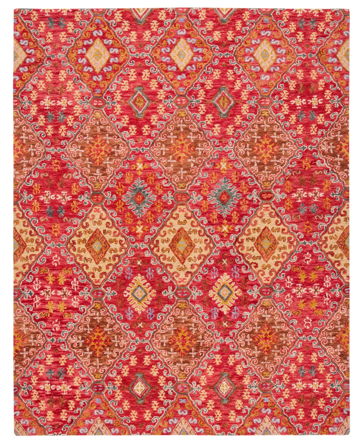 Safavieh Aurora APN529 8' x 10' Area Rug - Red, Gold
