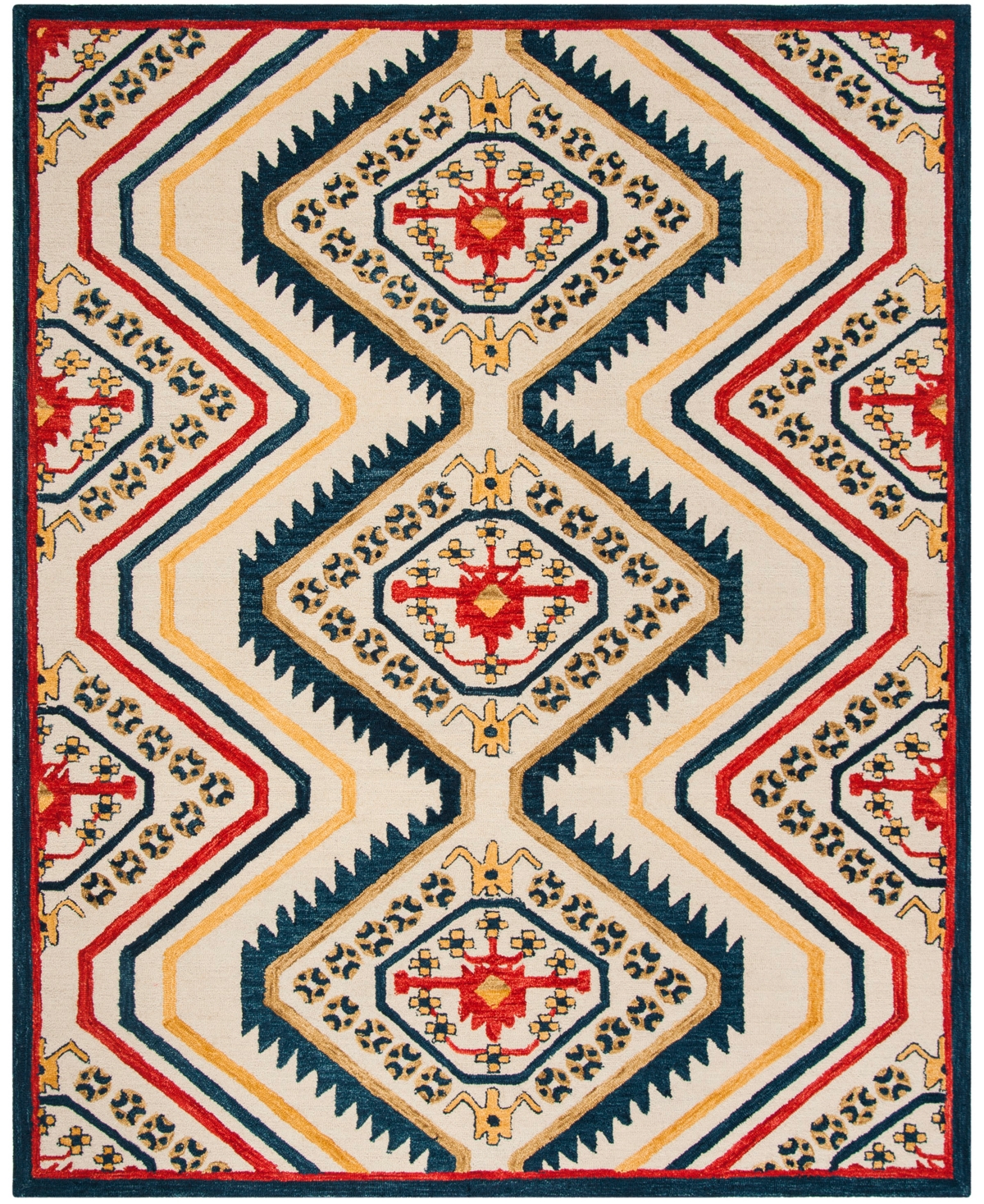 Safavieh Aurora APN701 8' x 10' Area Rug - Ivory, Red