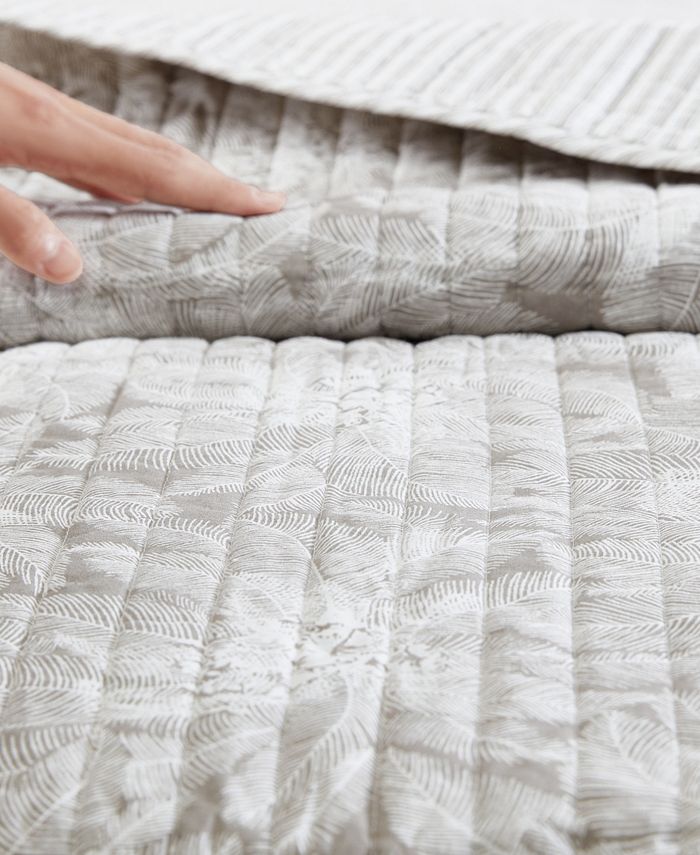 Tommy Bahama Home Makena Cotton Reversible 3 Piece Quilt Set, Full