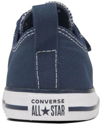 Toddler Kids Chuck Taylor All Star Ox 2V Adjustable Strap Closure Casual Sneakers from Finish Line