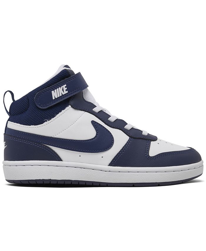 Nike Little Boys Court Borough Mid 2 Casual Sneakers from Finish Line