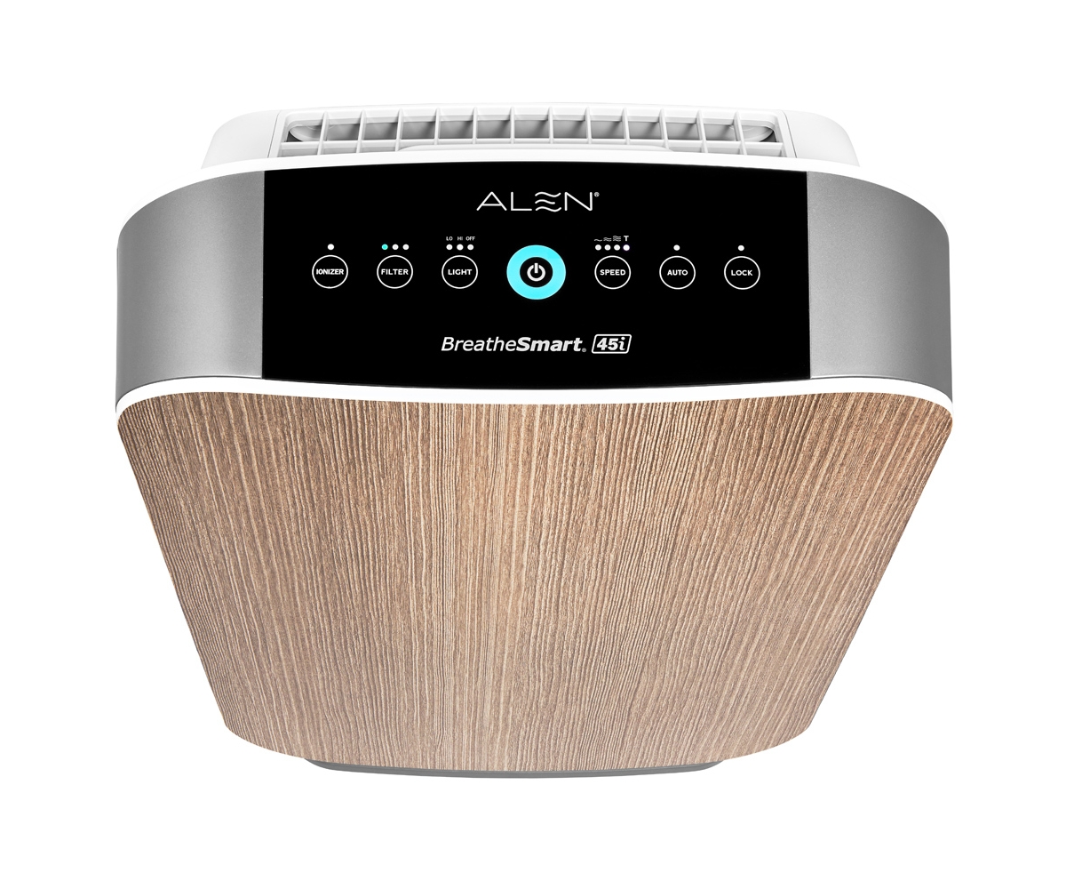 Alen BreatheSmart 45i 800 Sq. Ft. Air Purifier with Odor Hepa Filter for Allergens, Dust, Pet Dander & Odors - Weathered-gray