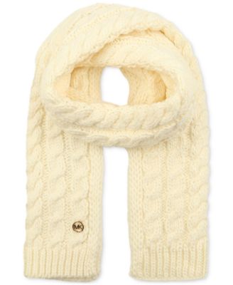 Women's Moving Cables Knit Scarf