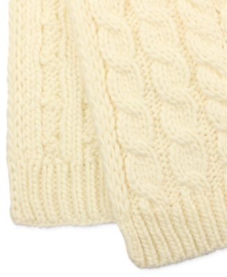Women's Moving Cables Knit Scarf