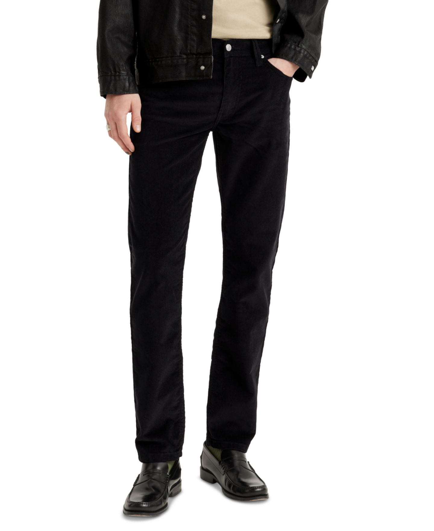 Мужские брюки Levi's 511™ Slim-Fit Corduroy, цвет: Meteorite Cord — фото 1