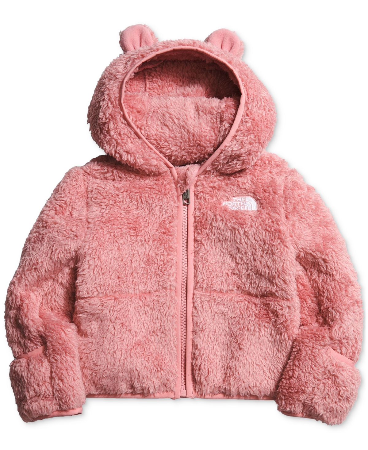 The North Face Baby Girls Bear Full-zip Hoodie In Shady Rose