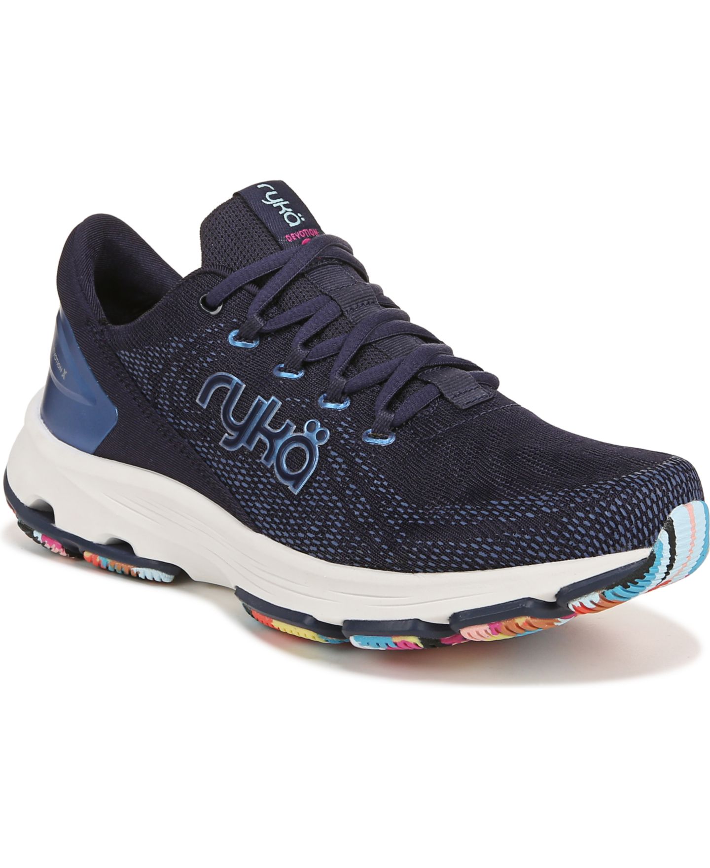 Женские кроссовки Ryka Devotion X Lace Up Walking, цвет: Синий сетчатый, вариант 1 — фото 1