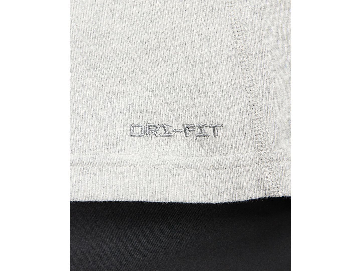 Мужская универсальная футболка Nike Primary Dri-FIT с коротким рукавом свободного кроя, цвет: Тёмный серый меланжевый — фото 5