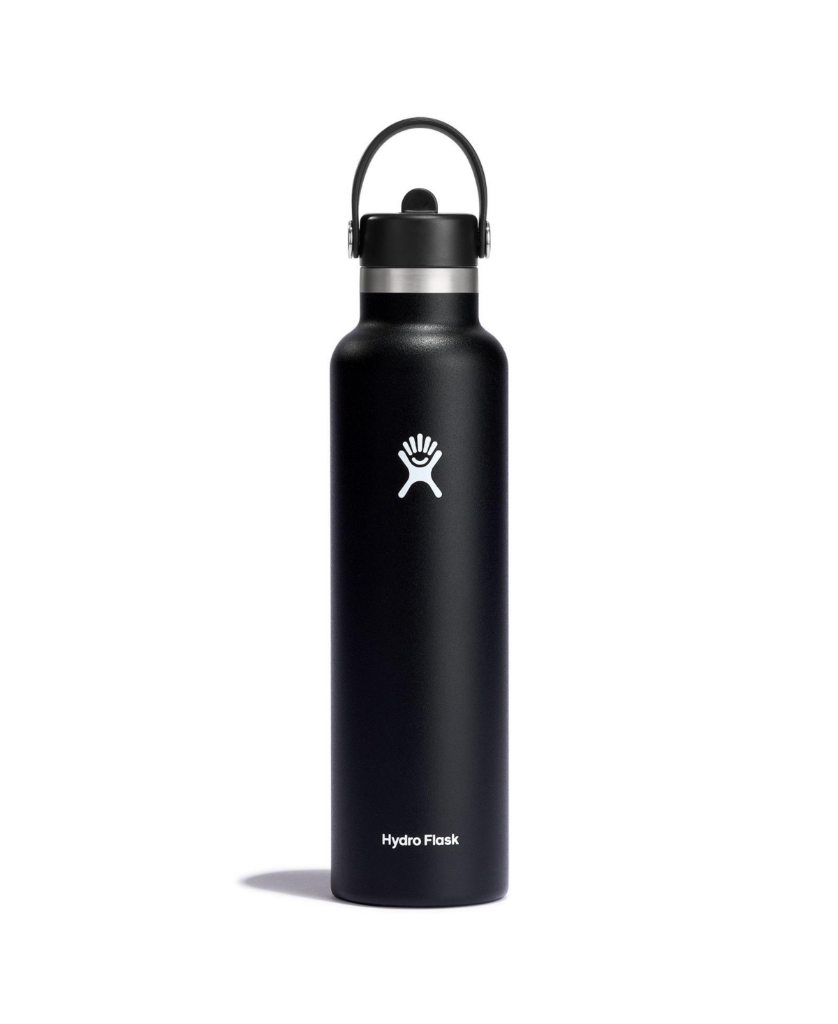 Hydro Flask 24 oz Wide Mouth With Flex Straw Cap In Black