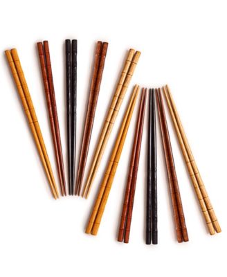 10 Pair Bamboo Chopstick Set