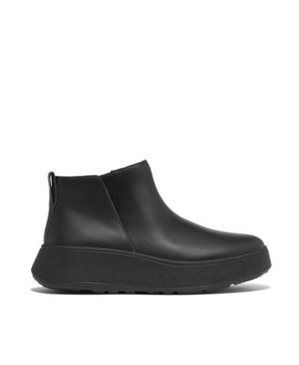 FitFlop Women's F-Mode Leather Flatform Zip Ankle Boots - Macy's