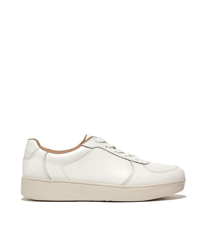 FitFlop Women's Rally Leather Panel Trainers - Macy's