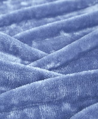 Wrinkle Resistant Plush Fleece Throw, 50" x 60"