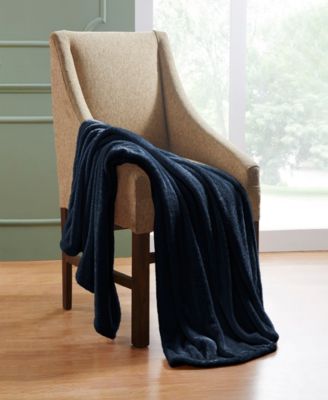 Wrinkle Resistant Plush Fleece Throw, 50" x 60"