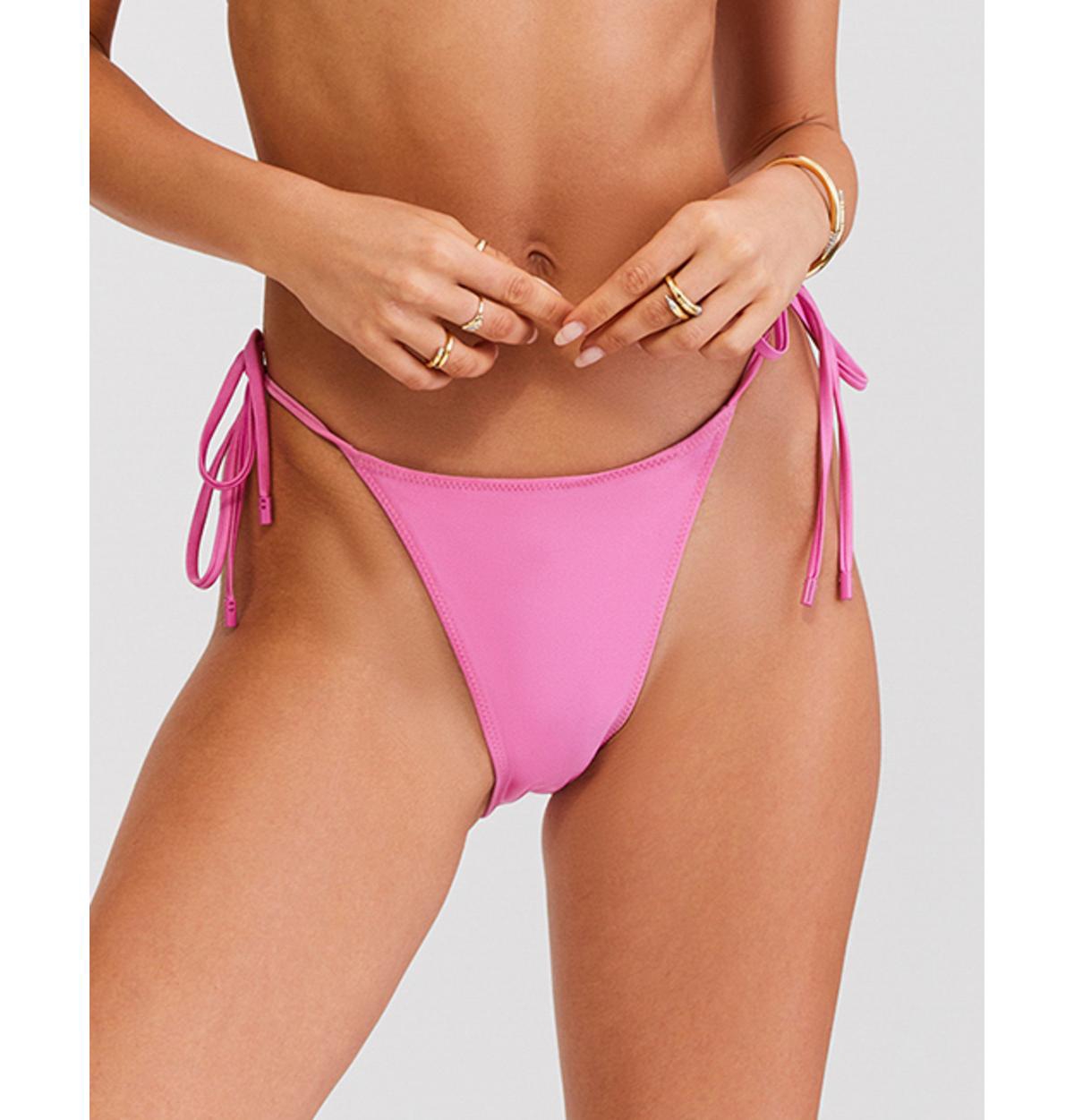 Sunkissed Le Triangle String Bikini Bottom In Pink