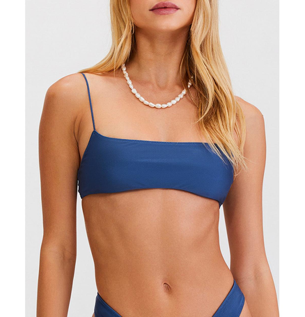 Sunkissed Le Sporty Bikini Top In Blue