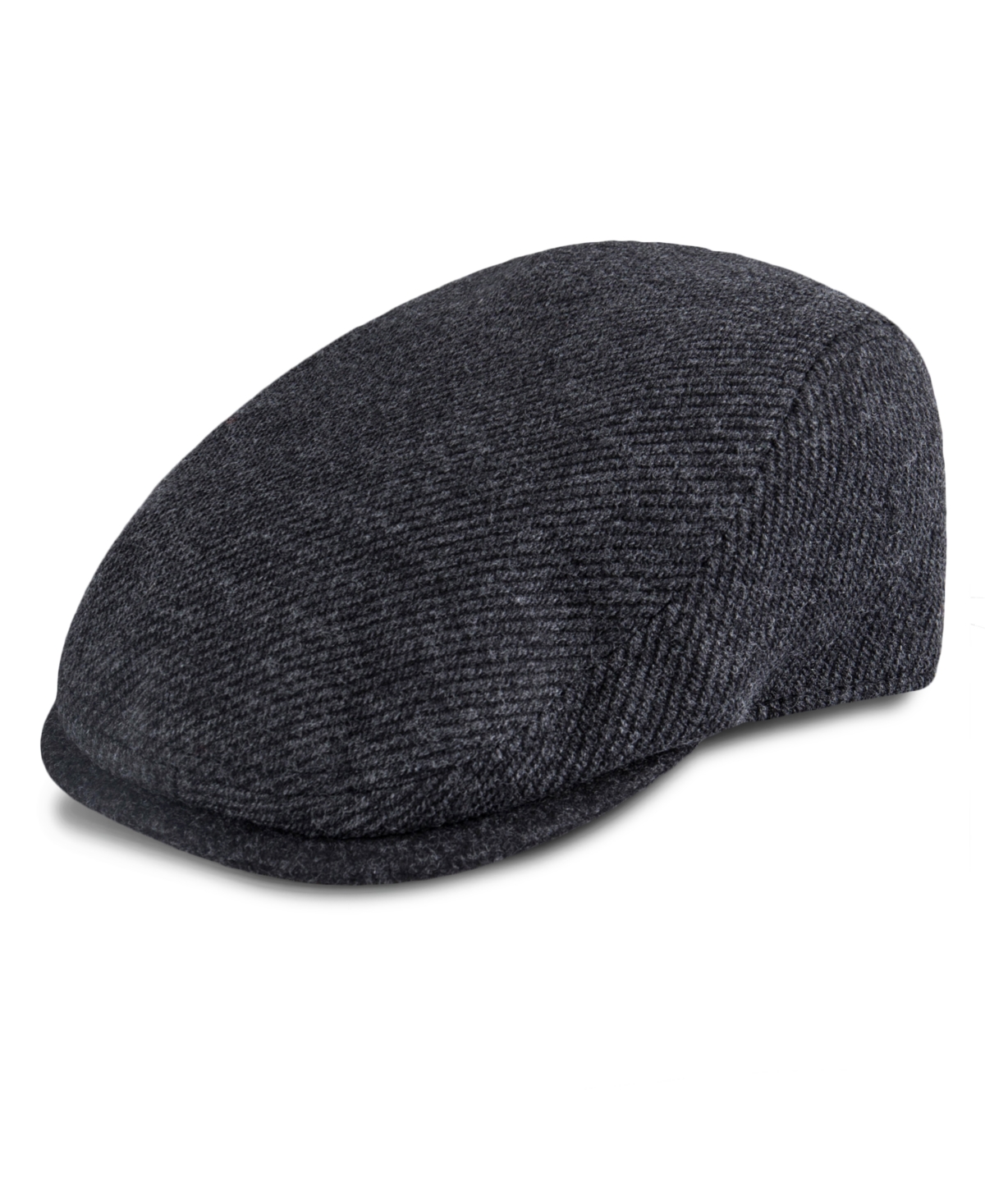 Levi's Men's Oversized Twill Flat Top Ivy Cap In Charcoal