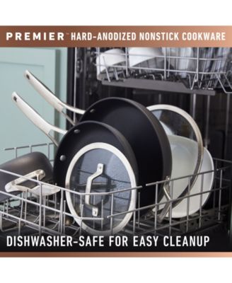 Premier Hard-Anodized Nonstick 7 Quart Sauteuse with Lid