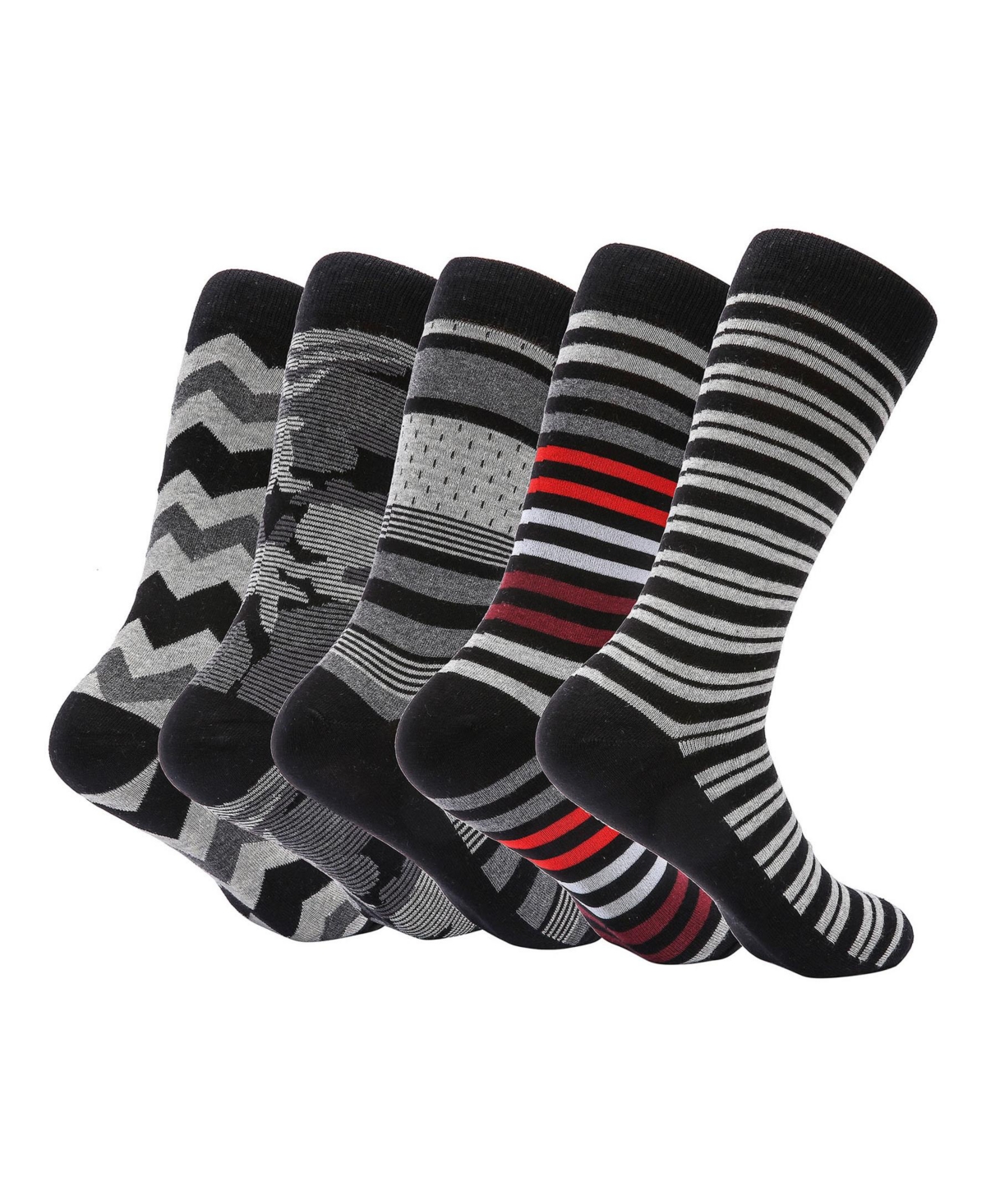 Men's Starry Sky Crew Socks 5 Pack