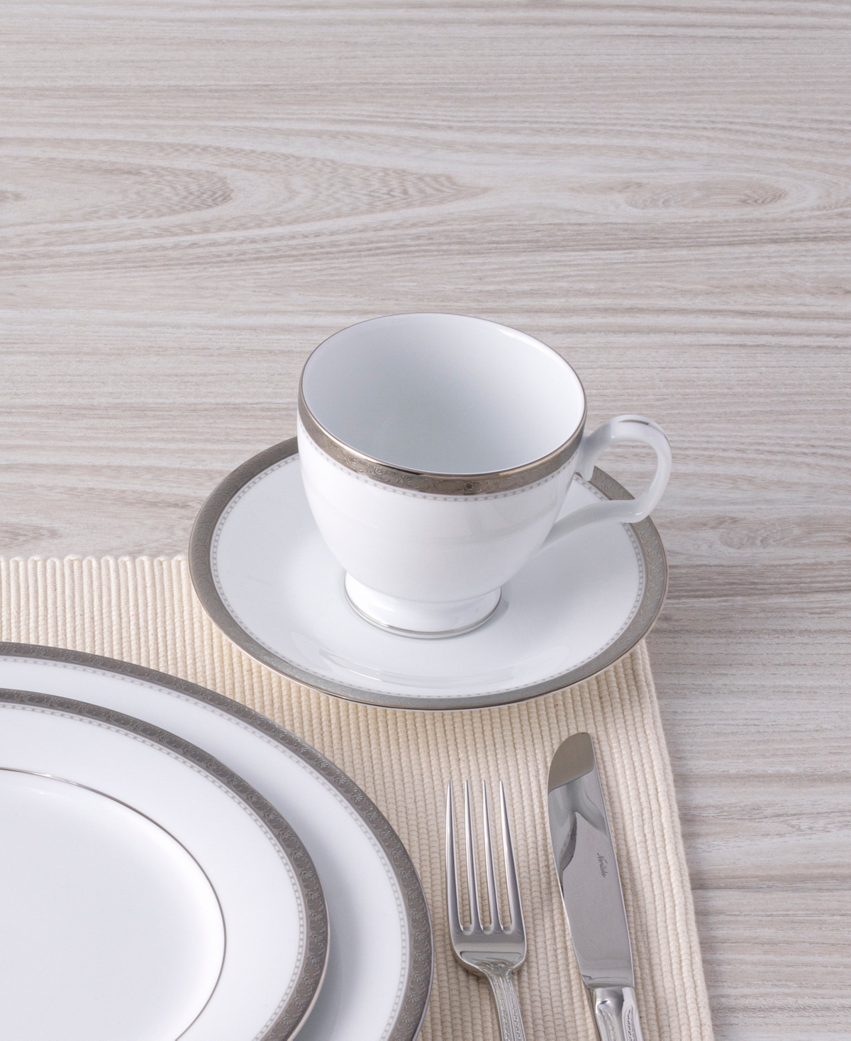 Noritake Charlotta Platinum 4 Piece 6