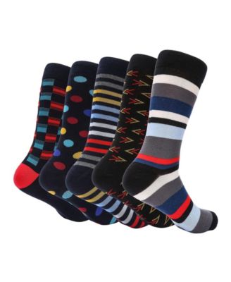 Men's Modern Pop Crew Socks 5 Pack