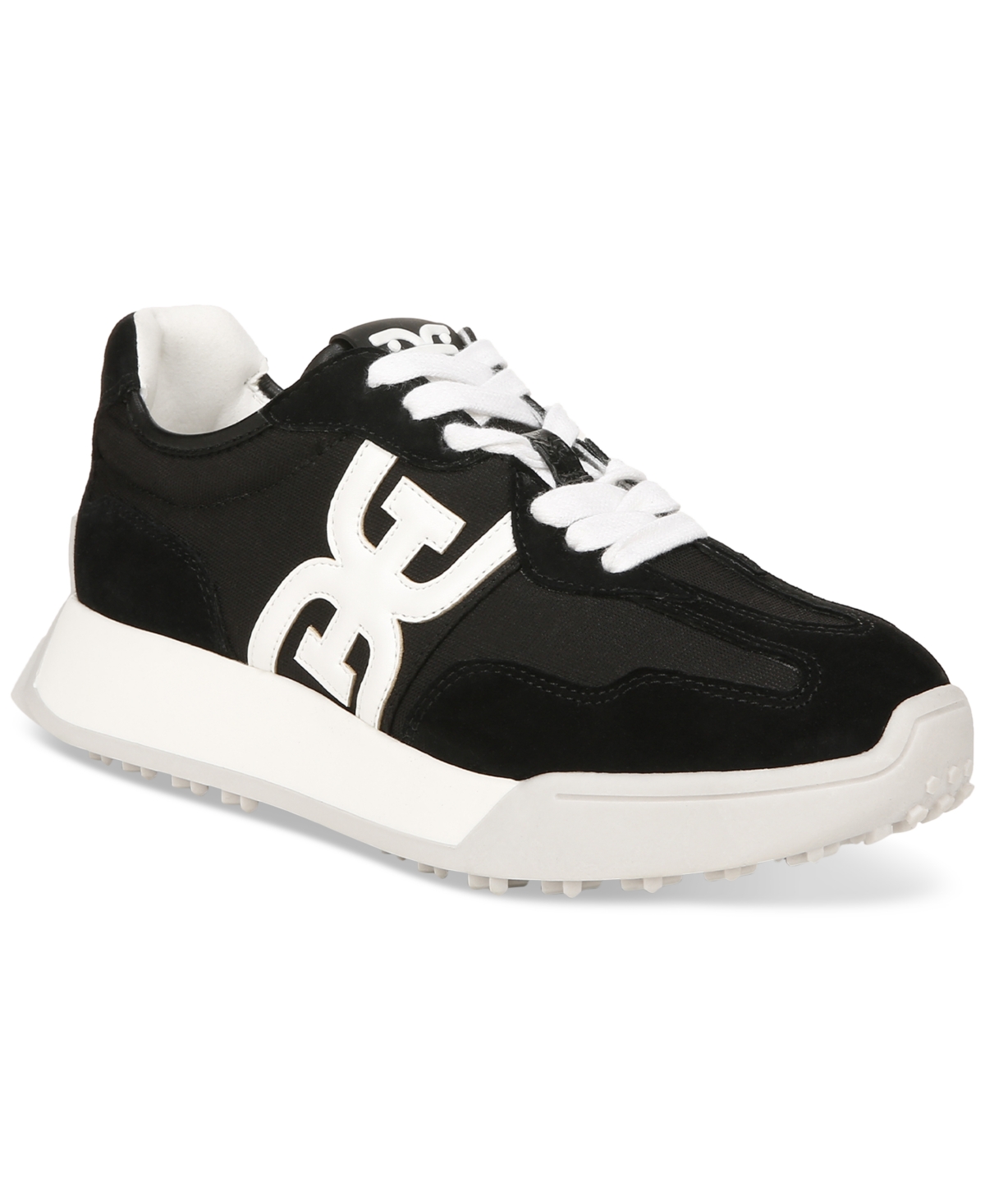 Sam Edelman Women's Langley Emblem Lace-Up Trainer Sneakers