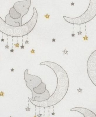 Baby Boys or Baby Girls Elephant-Print Footed Coverall