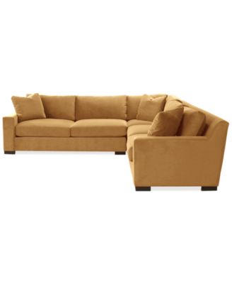 CLOSEOUT! Marristin 123" 3-Pc. Fabric L Sectional, Created for Macy's