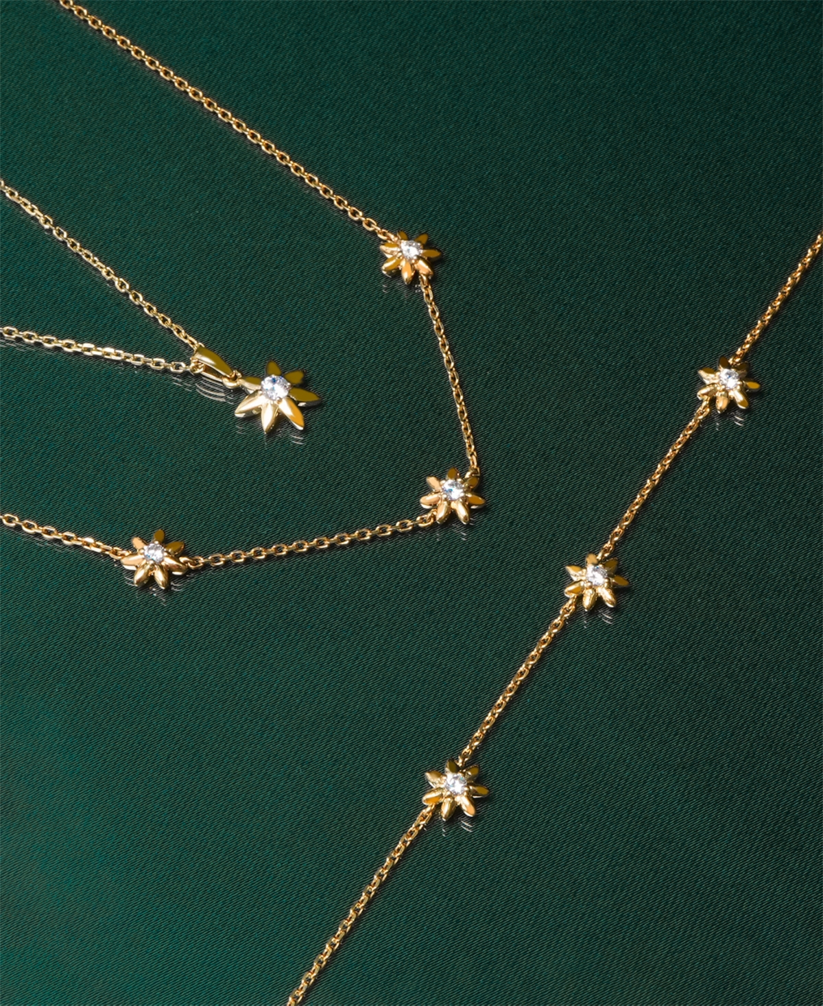 Audrey by Aurate Diamond Flower 18" Pendant Necklace (1/10 ct. t.w.) in Gold Vermeil, Created for Macy's