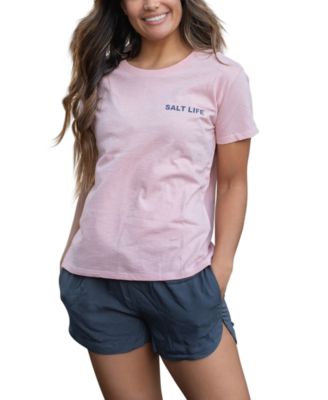 Salt Life - Women's Sunset Wave Dolphin-Hem Shorts