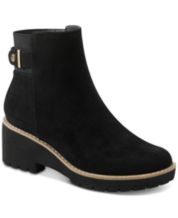 Macy's black clearance booties sale
