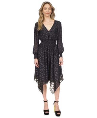 Michael Kors - Women's Clip Handkerchief-Hem Dress