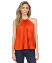 Michael kors orange blouse hotsell