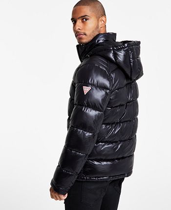 GUESS Hooded Puffer - Macy's