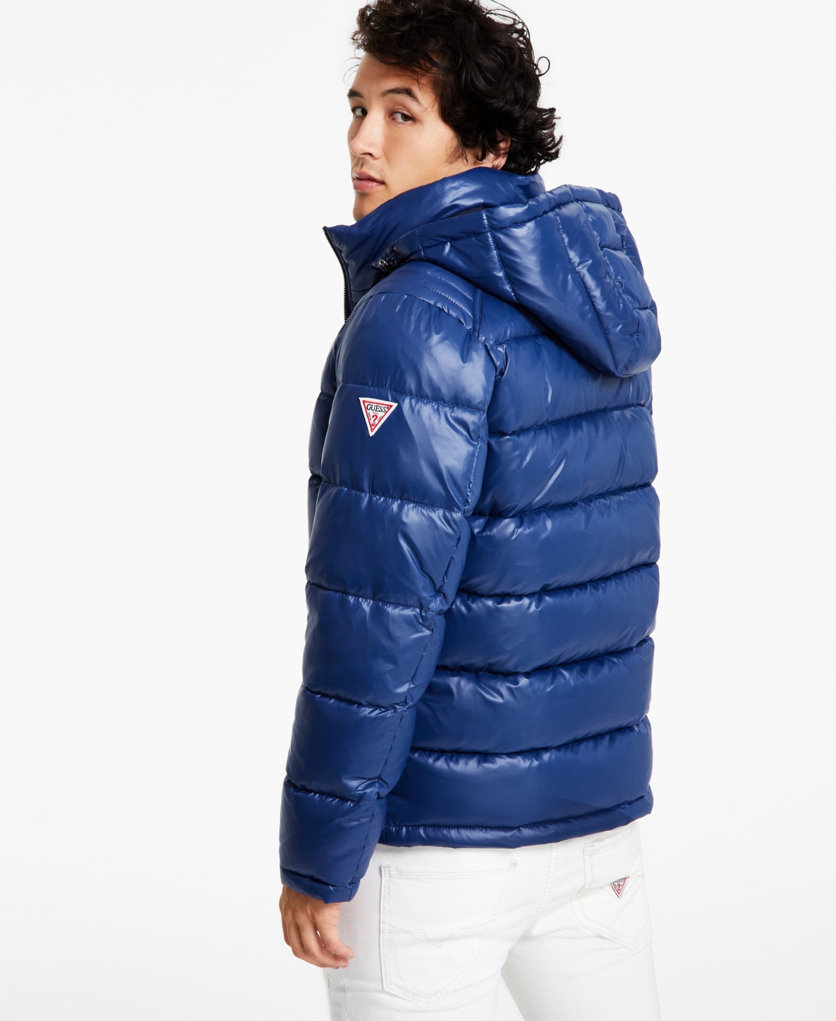 Guess Men's Hooded Puffer Coat