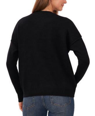 Women's Cozy Crewneck Long-Sleeve Extend-Shoulder Sweater