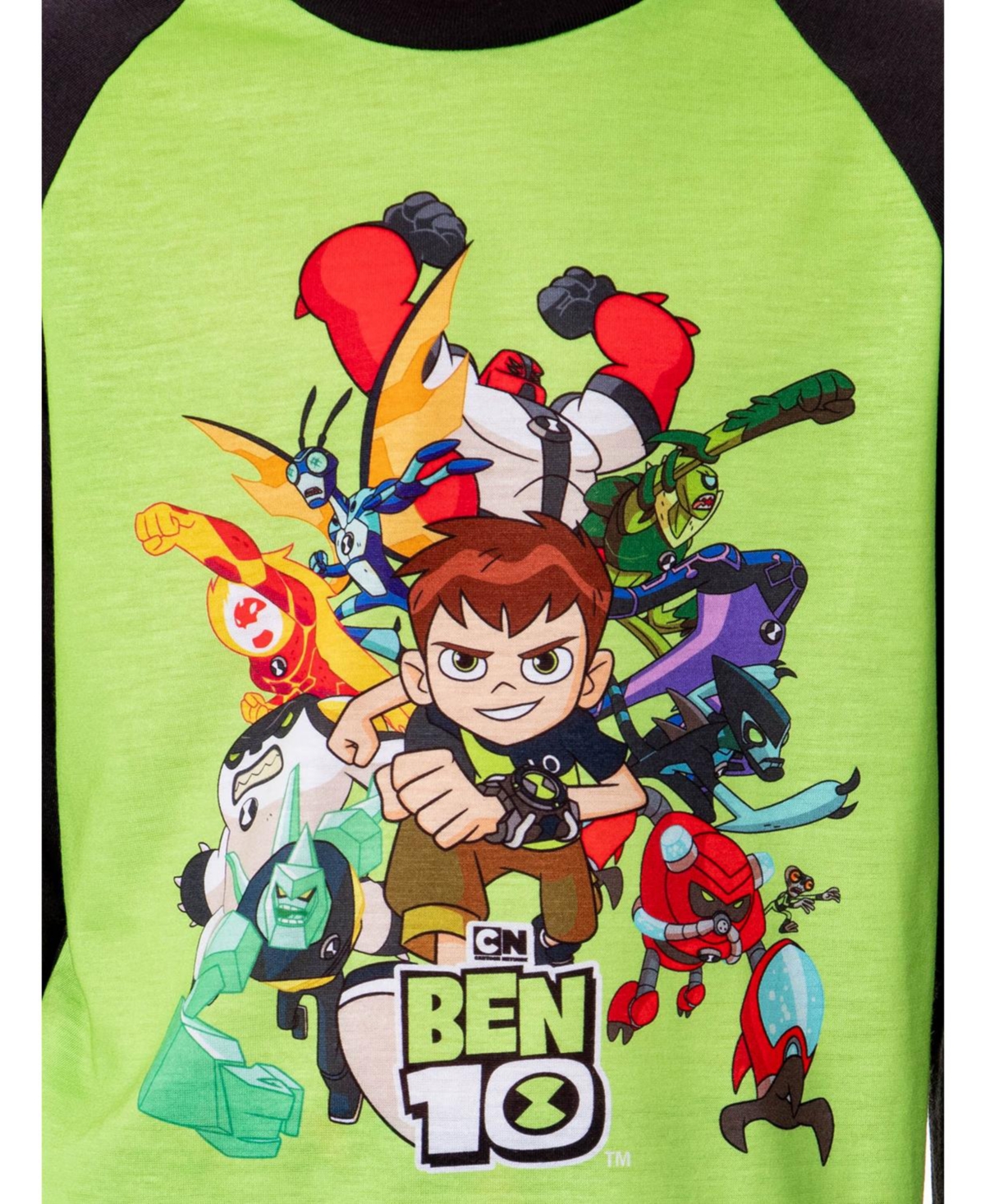 Ben 10 Boys' Cartoon Tv Series Omnitrix Characters Aliens Kids Sleep Pajama Set