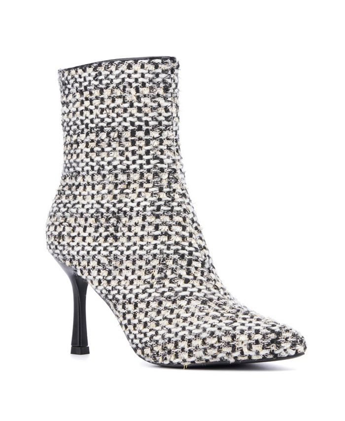 New York & Company Women's Ricki Fabric Pointy Ankle Boots - Macy's