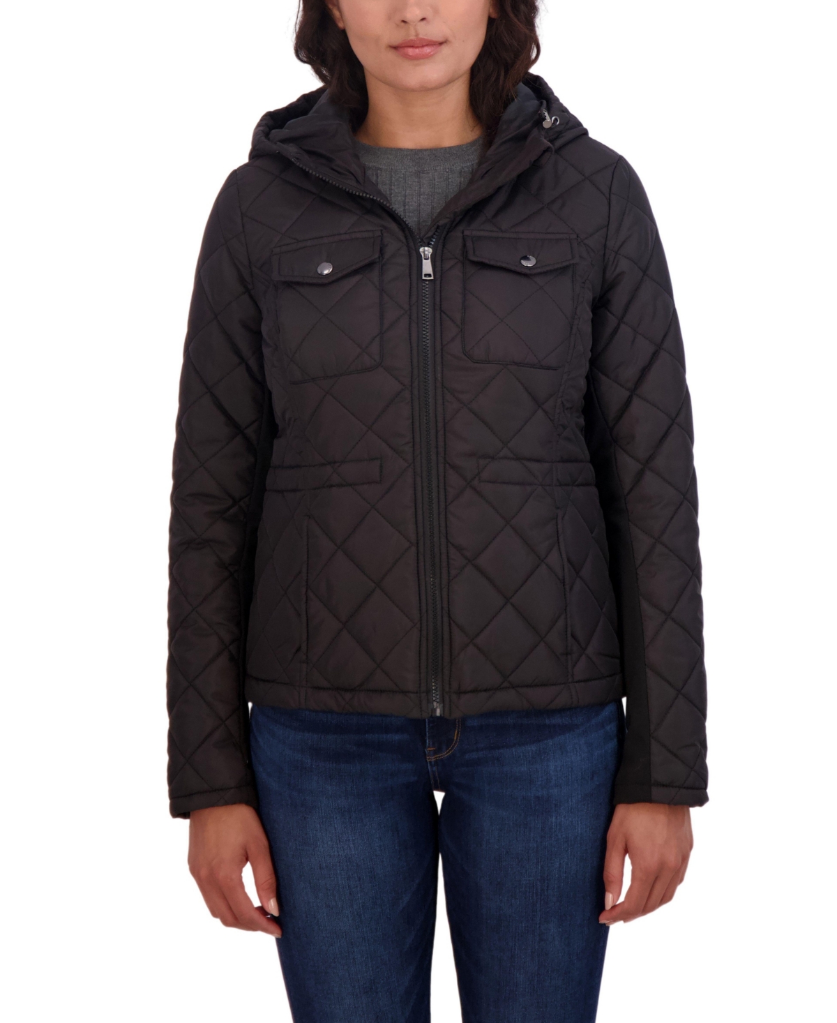 Sebby Juniors' Quilted Jacket with Hood