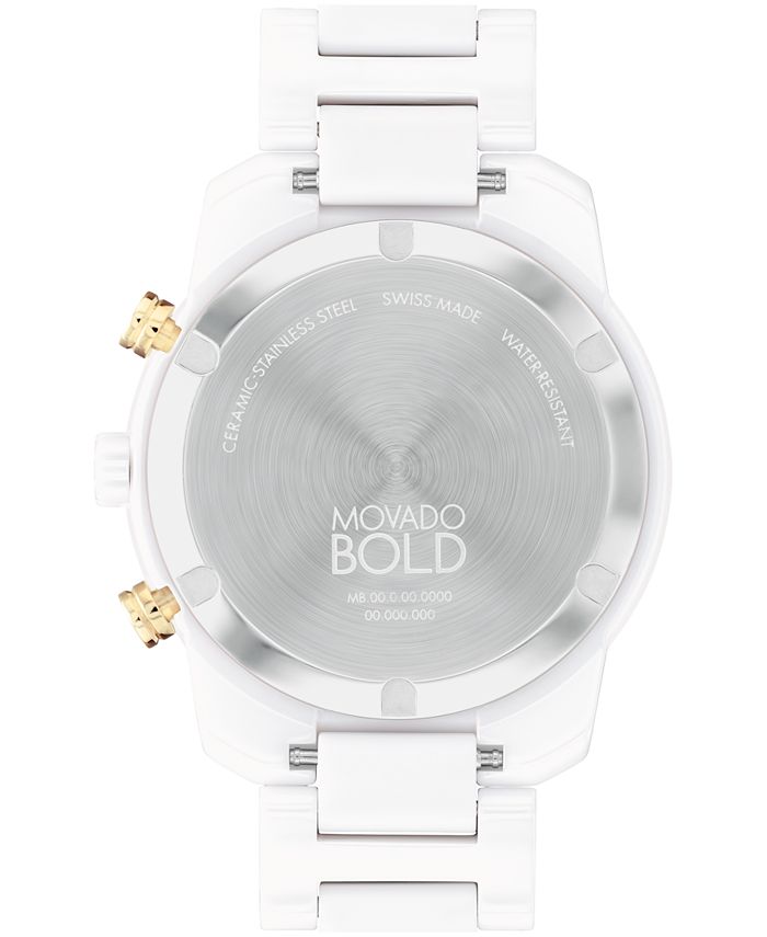 Movado Women's BOLD Verso Swiss Made Quartz Ceramic Watch