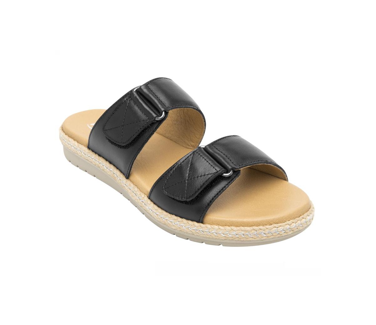 WomenÂ´s Leather Two-Strap Sandals By Flexi - Tan